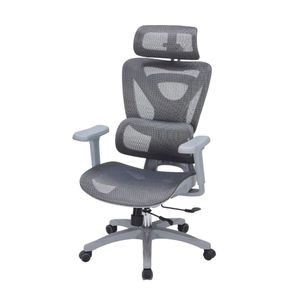 Cadeira Escritorio NR-17 Presidente BLM162 Nexo Blume Tela Mesh Cinza Base Rodizio PU